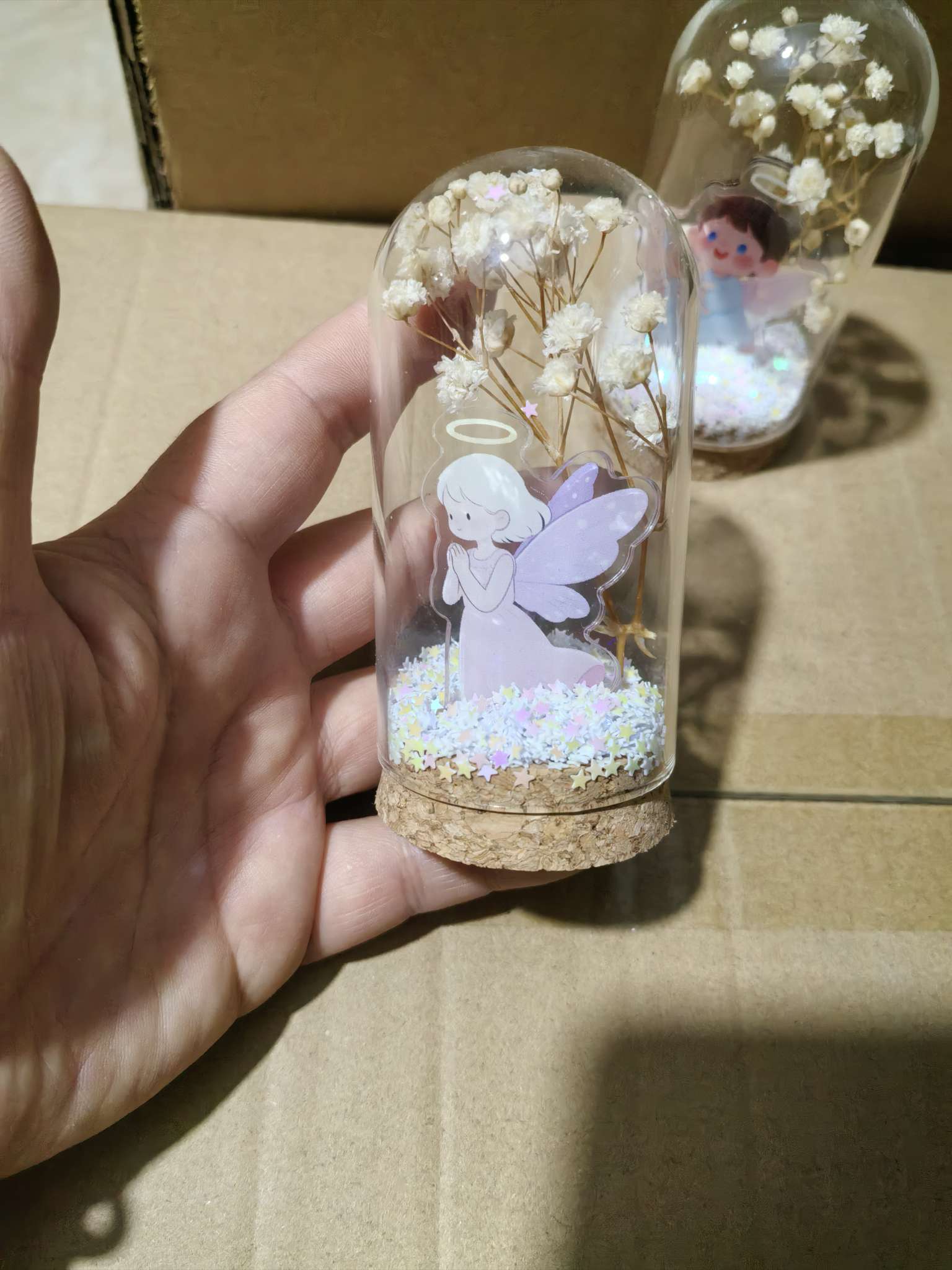 创意礼品工艺品许愿瓶幸运星瓶密封玻璃罐酒装饰摆件