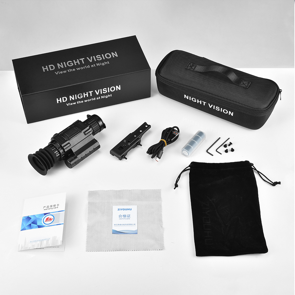 TK Thermal imaging Night all-black infrared detector, all-black night vision infrared thermal detector with distance measurement cross pic 21