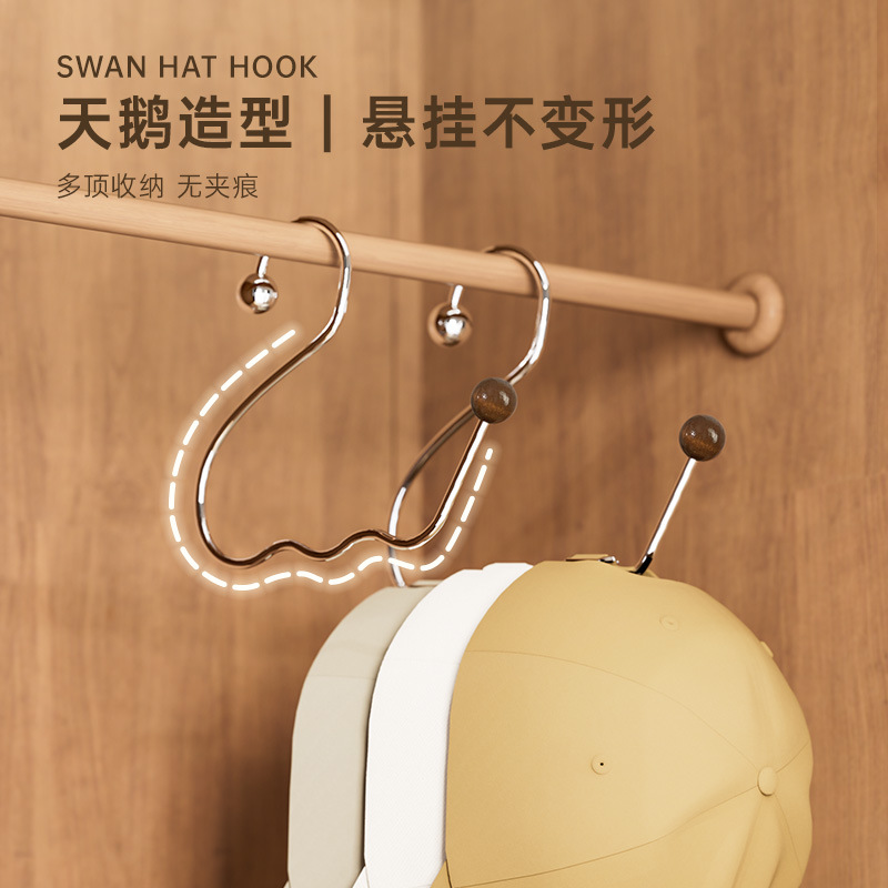 B78-MZJ25021 Hat Hanger Hanger Hanger Storage Wonder, Multi-functional stainless steel hook Application Scenario