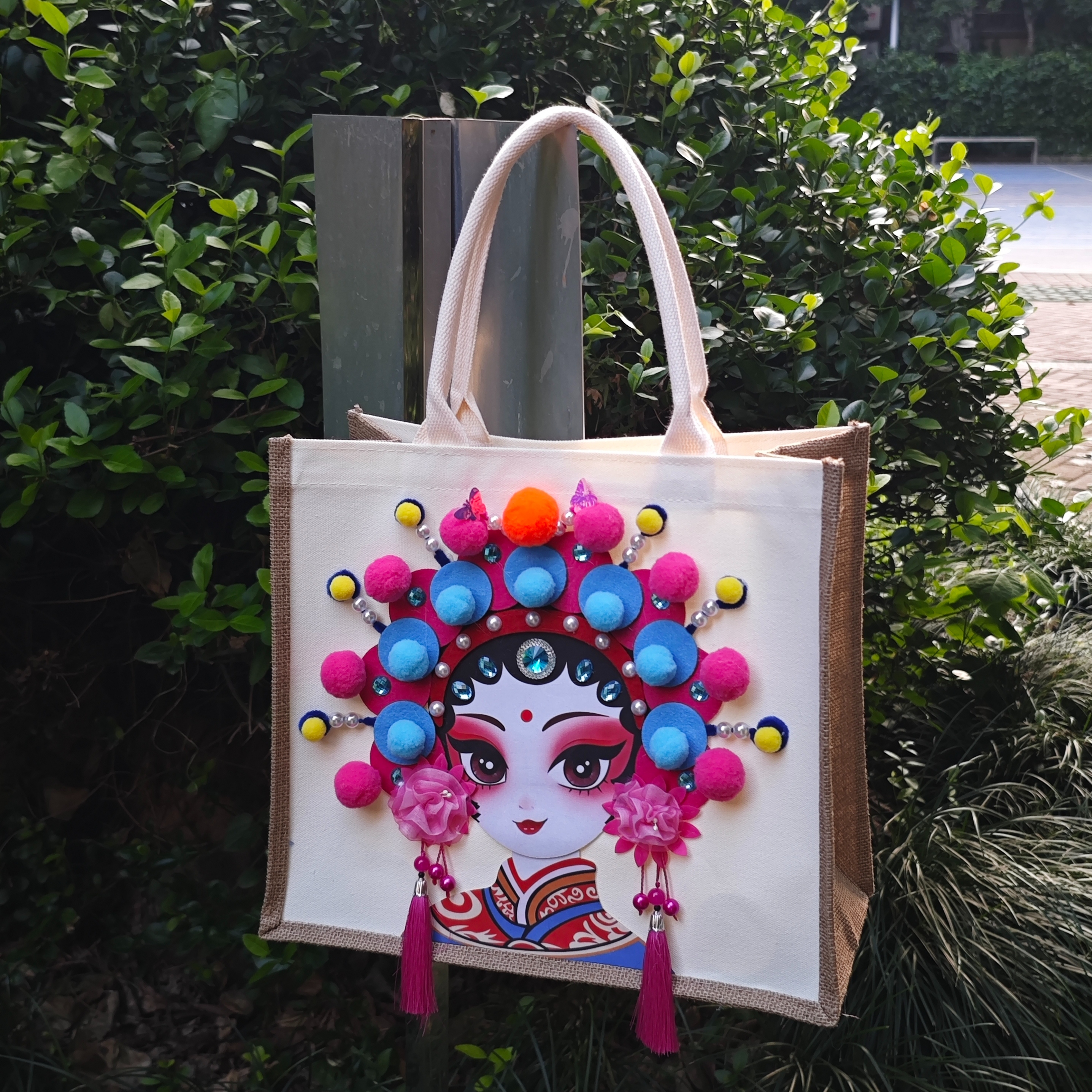 非遗文化手工diy包包京剧脸谱制作学校亲子社区成人文创主题活动详情10