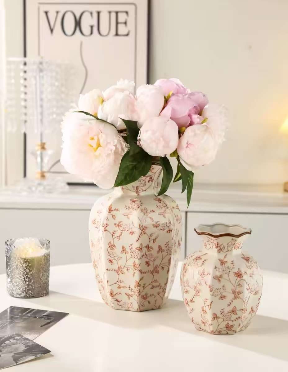 陶瓷花瓶水泥花盆户外造景装饰摆件 家具植物盆花盆装饰园艺花户详情图3