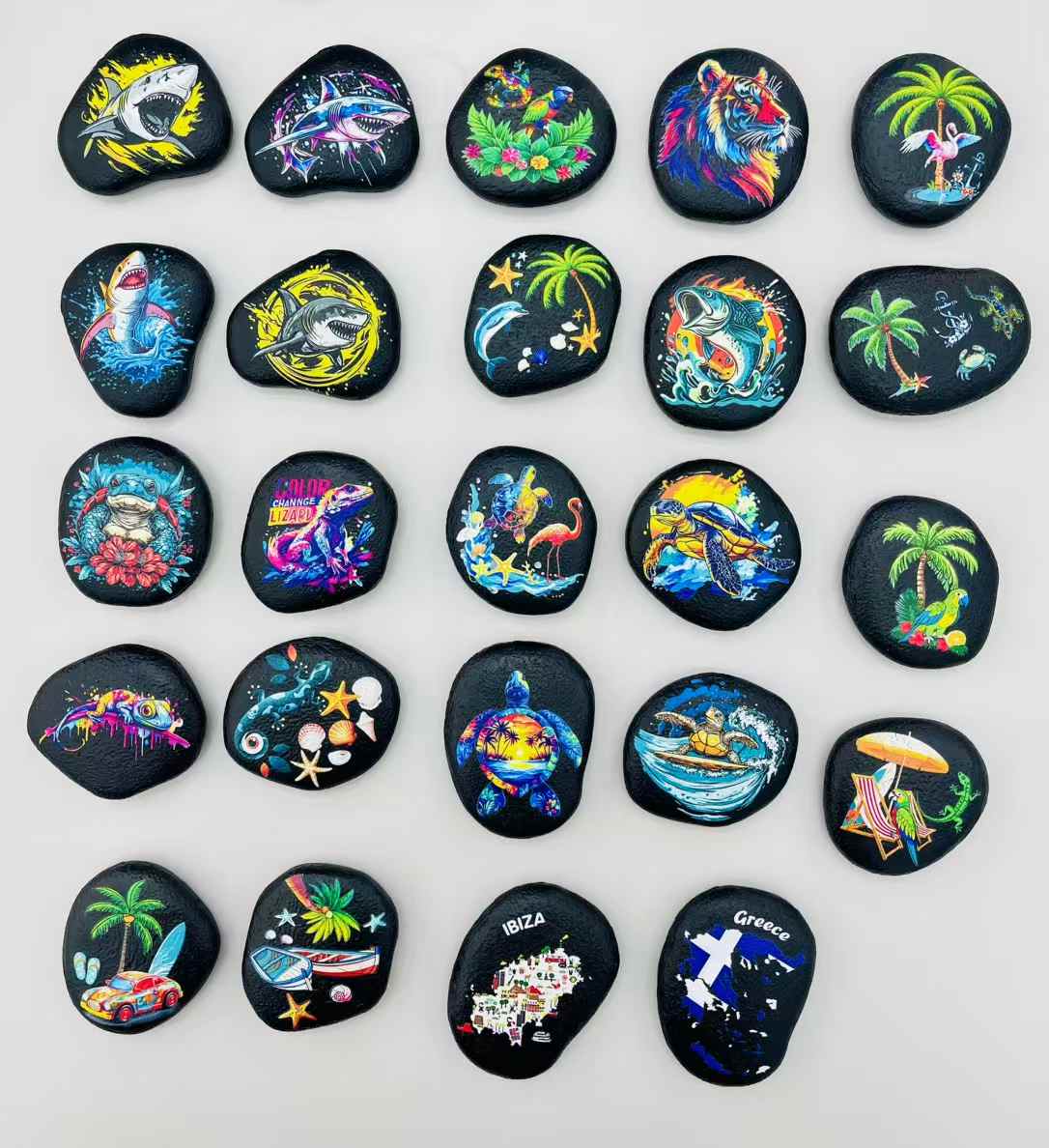 厂家直供新款海洋系列树脂打印冰箱贴旅游纪念品可来样定做冰箱贴冰箱贴磁贴树脂冰箱贴冰箱贴文创冰箱贴磁贴