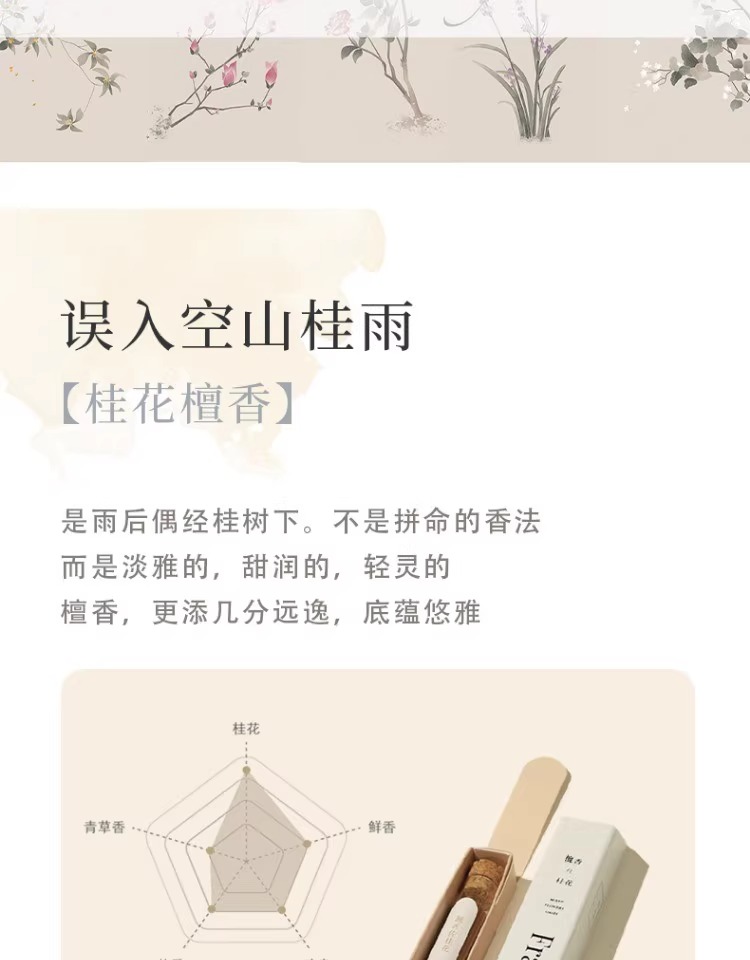 汉传天然桂花香玫瑰玉兰茉莉薰衣草线香檀香熏香家用室内卧室香薰详情1