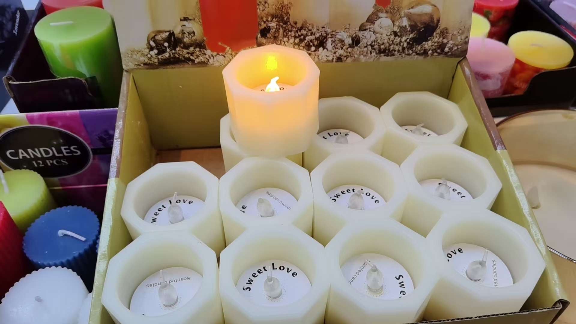 婚庆摄影气氛布置用品电子蜡烛生日蛋糕摆件桌面装饰礼品