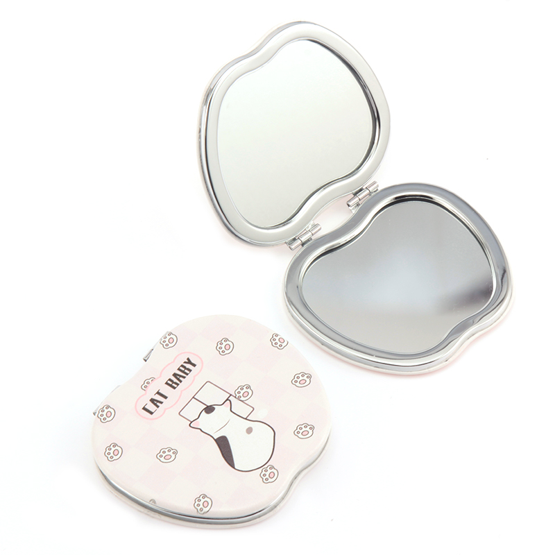 美容镜塑料/小雙面鏡/摩卡钻镜子/小镜子/化妆镜镜子产品图