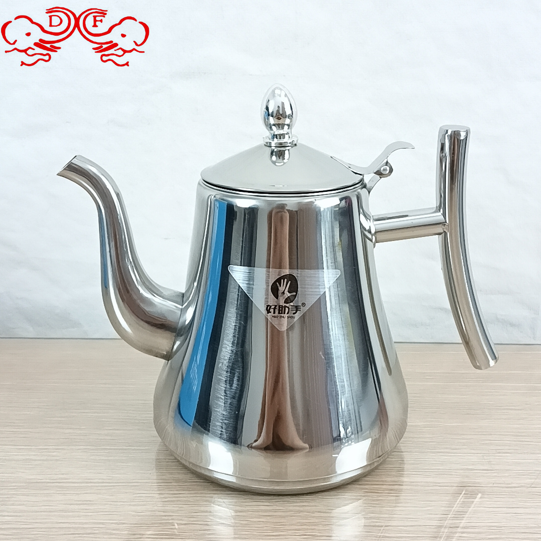 DF99157 stainless steel caskette, European coffee pot, home hotel with filter, cold water kettle, DF TRADINGHOUSE Application Scenario