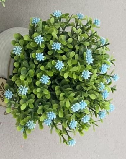 Office culture simulation garden green plant fence simulation flower, devil's ivy vine knitted simulation plant decoration, country style simulation green plant, green plant fence simulation flower details Picture