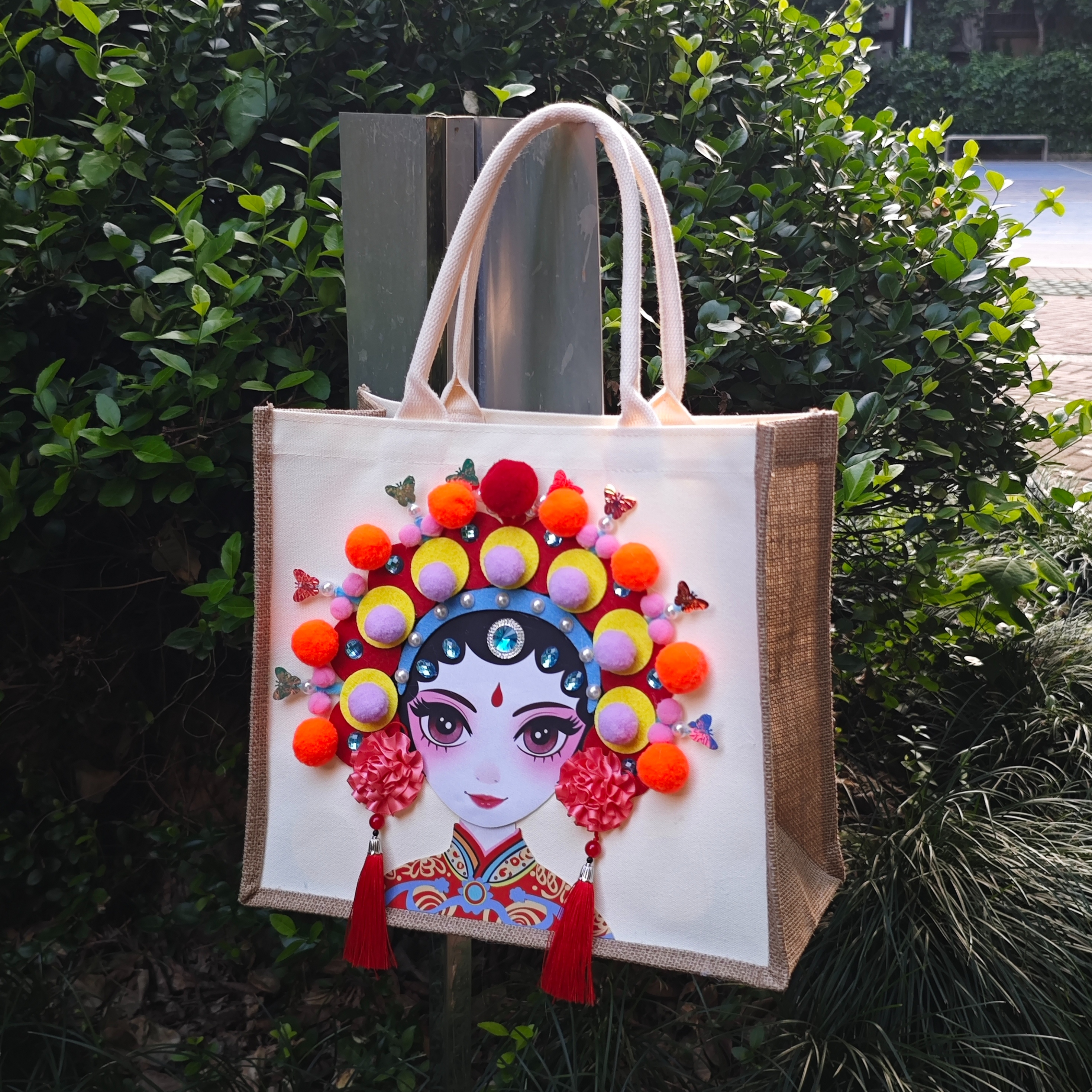 非遗文化手工diy包包京剧脸谱制作学校亲子社区成人文创主题活动详情12