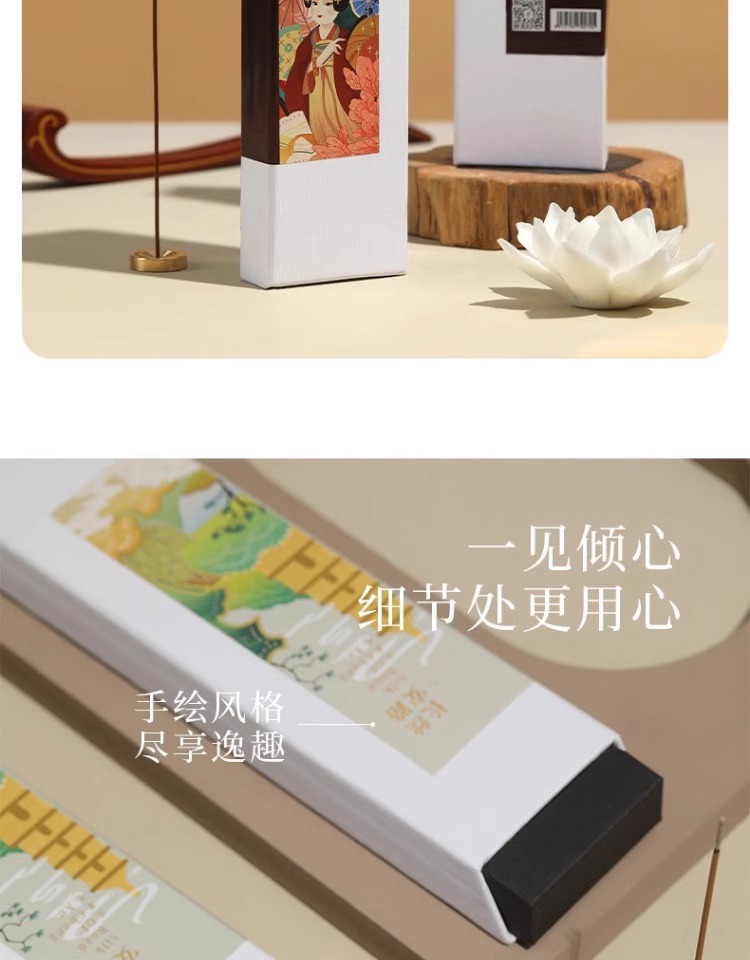 汉传香天然香艾草香量贩装沉香线香老山檀香降真香家用驱蚊香熏香详情2