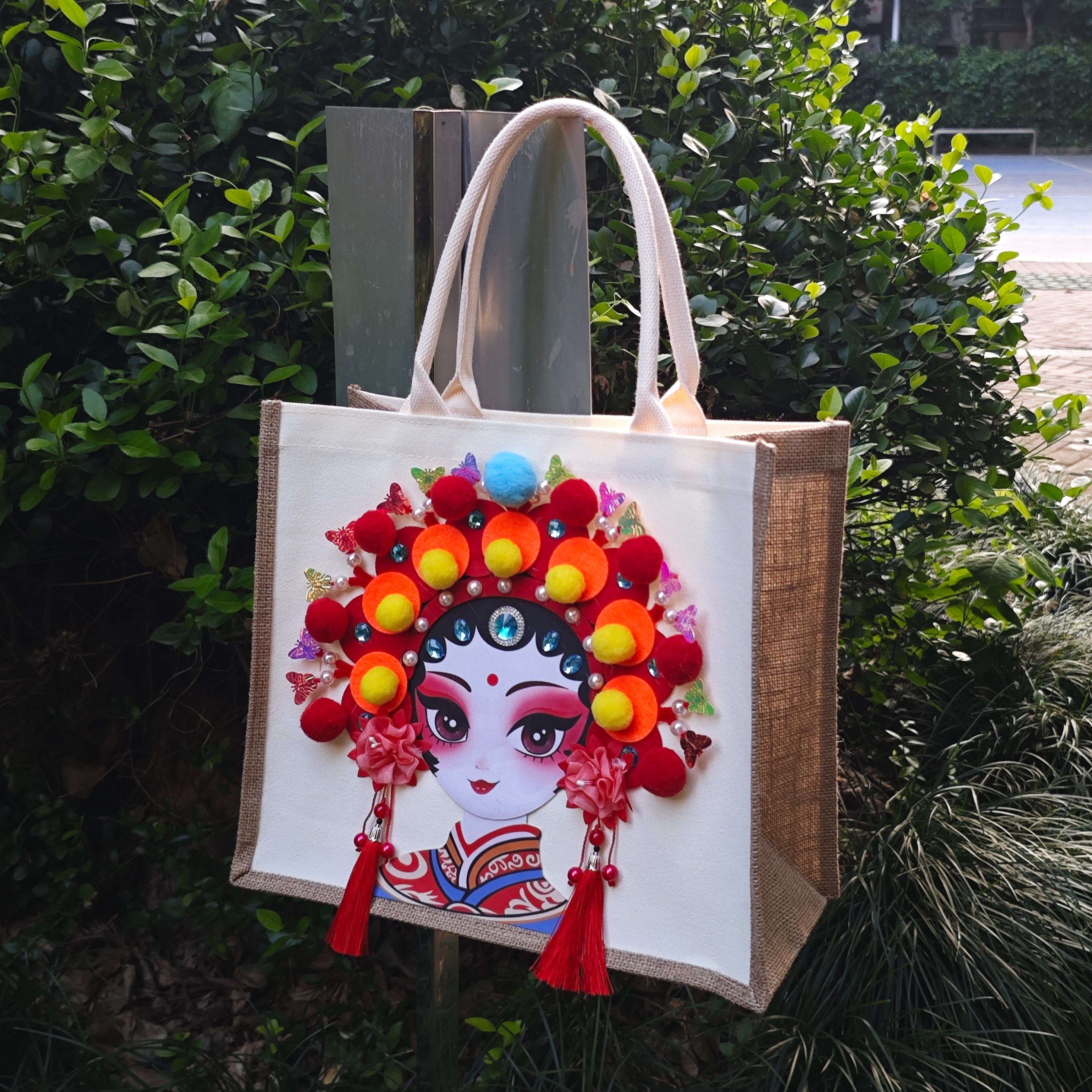 非遗文化手工diy包包京剧脸谱制作学校亲子社区成人文创主题活动详情11