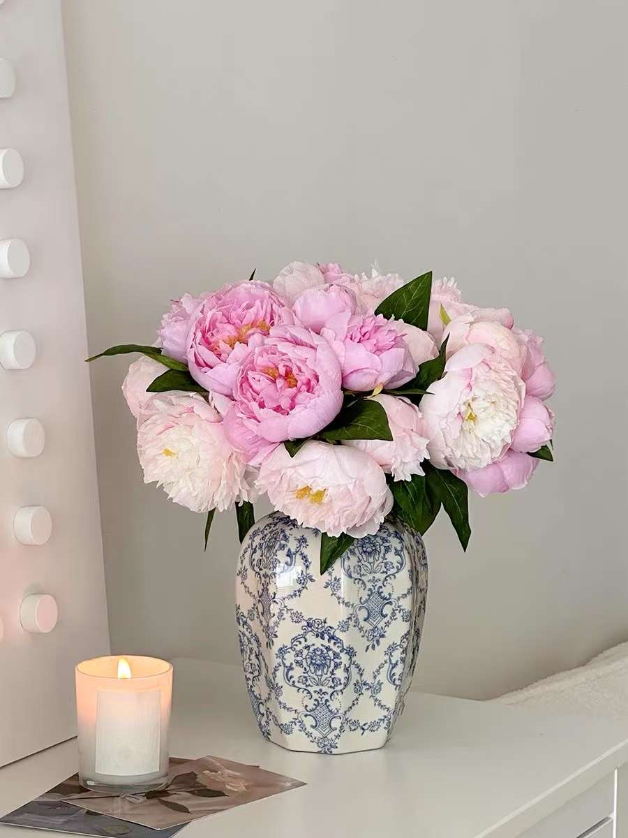 陶瓷花瓶水泥花盆户外造景装饰摆件 家具植物盆花盆装饰园艺花户详情图8