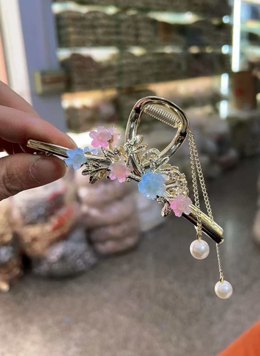 亚克力合金抓夹发饰头饰简约百搭发夹时尚饰品女士头发夹