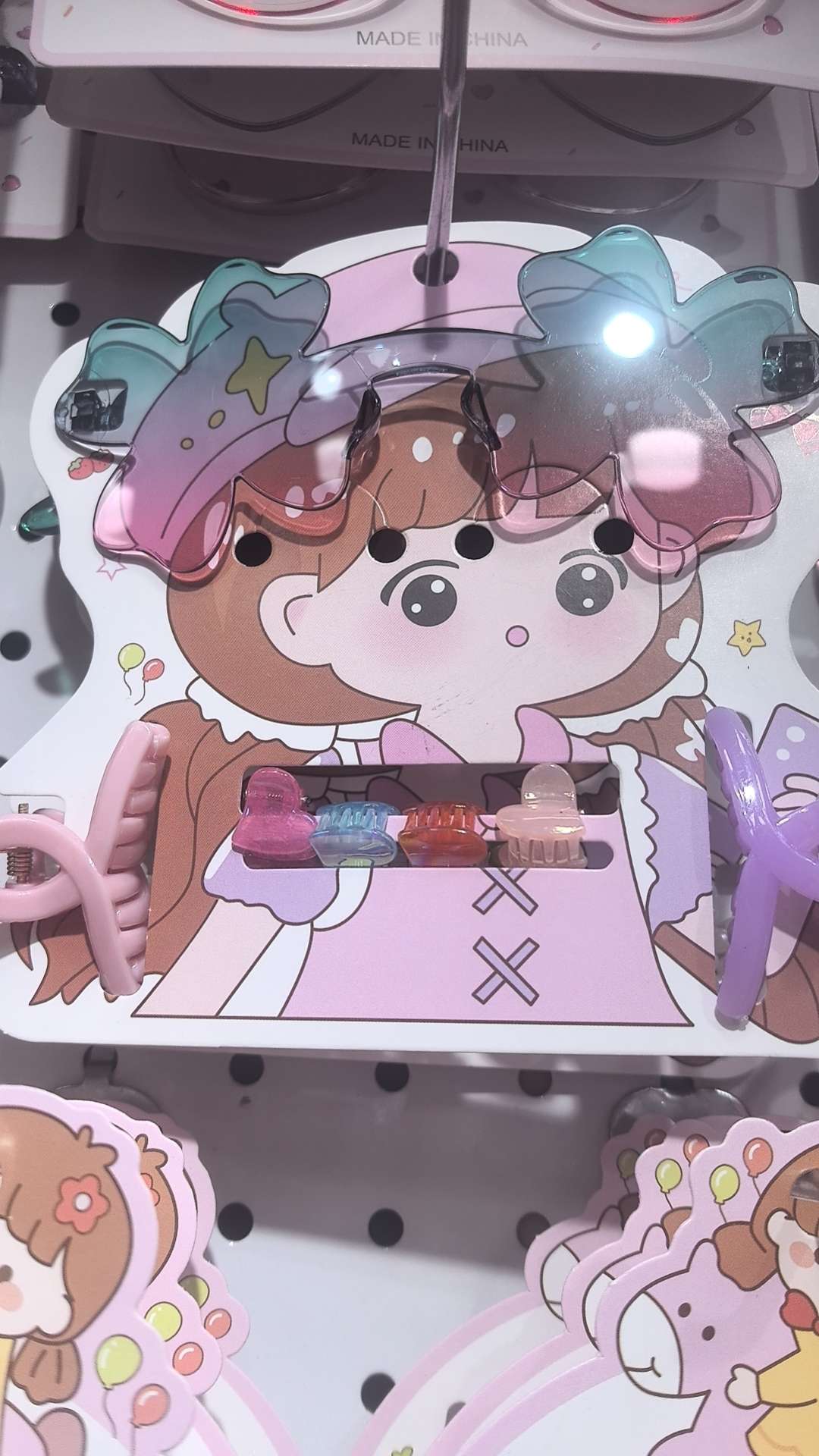 儿童饰品首饰套装 可爱公主风项链手链耳饰礼盒装 女孩生日礼物