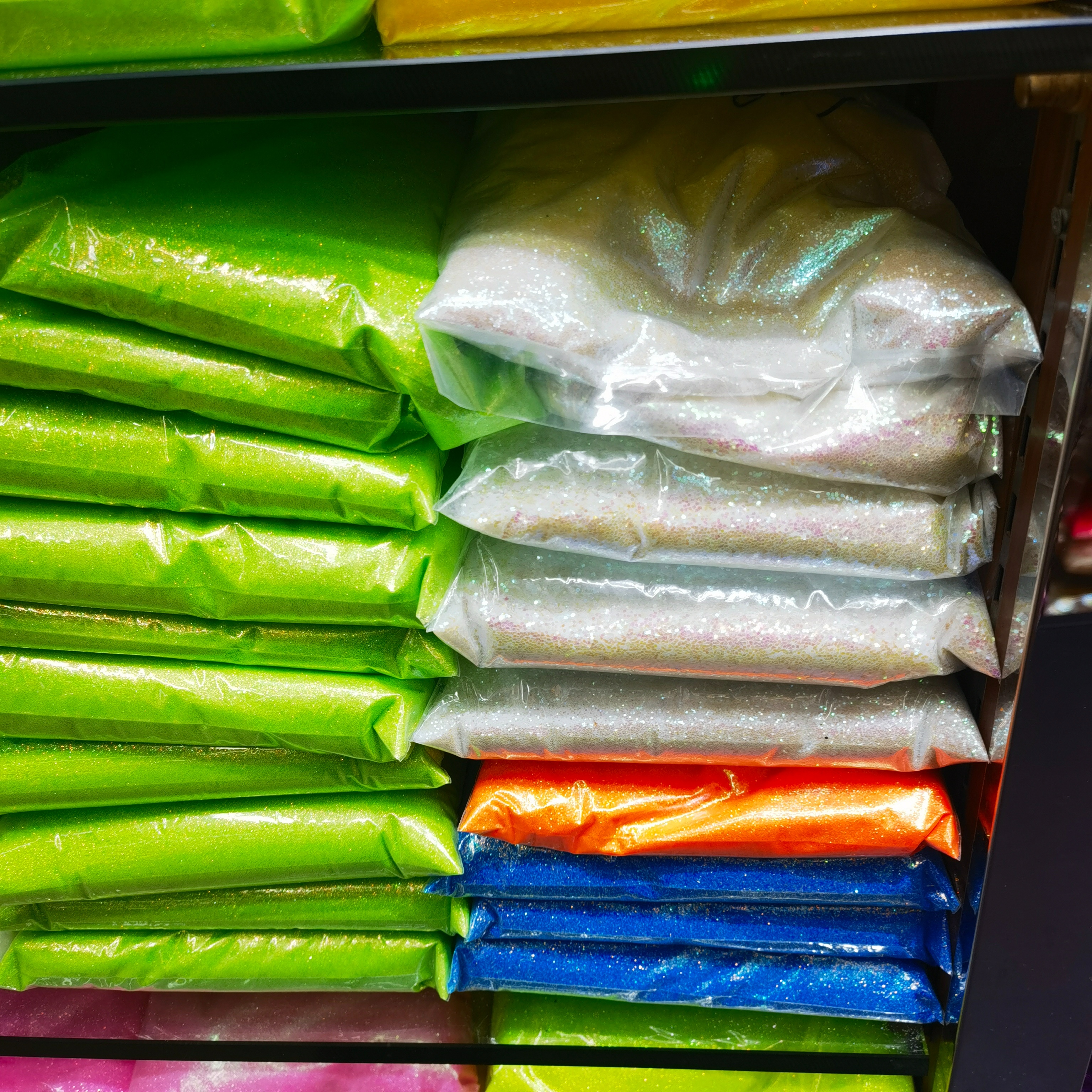 金葱粉/金粉亮粉/金葱粉亮片/亮片白底实物图