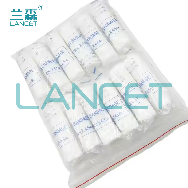 PBT elastic bandage, wound bandaging, fracture fixation, first aid kit accessory, bandaging elastic bandage details Picture