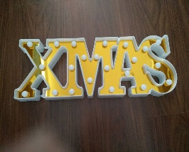 Gilded one-piece letter lamp TJ-004, Bokai Handicrafts Co., LTD., factory direct sales detail image 1