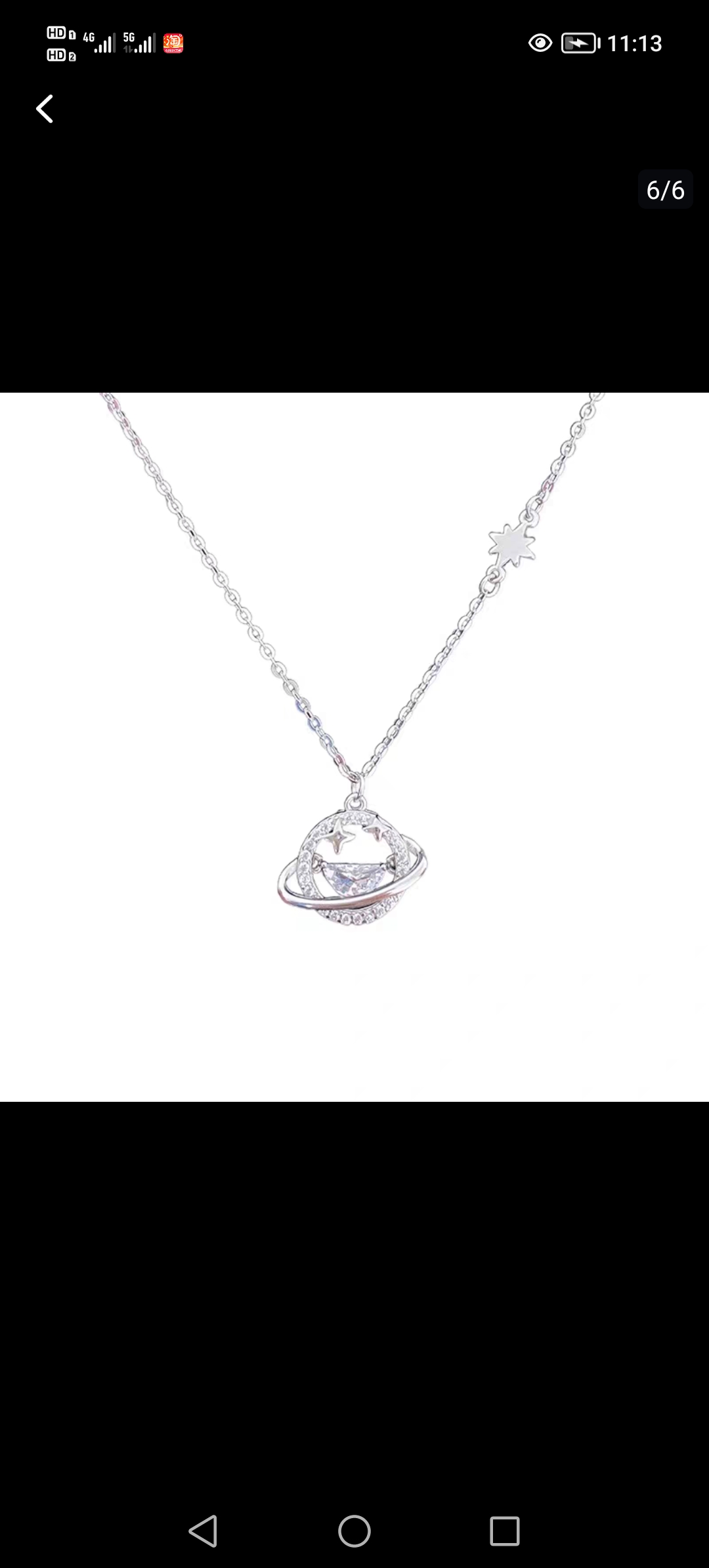 S925纯银星球项链轻奢小众高级感锁骨链2025年新款生日礼物配饰女微镶锆石吊坠配件微镶锆石吊坠配件微镶锆石吊坠配件详情图6