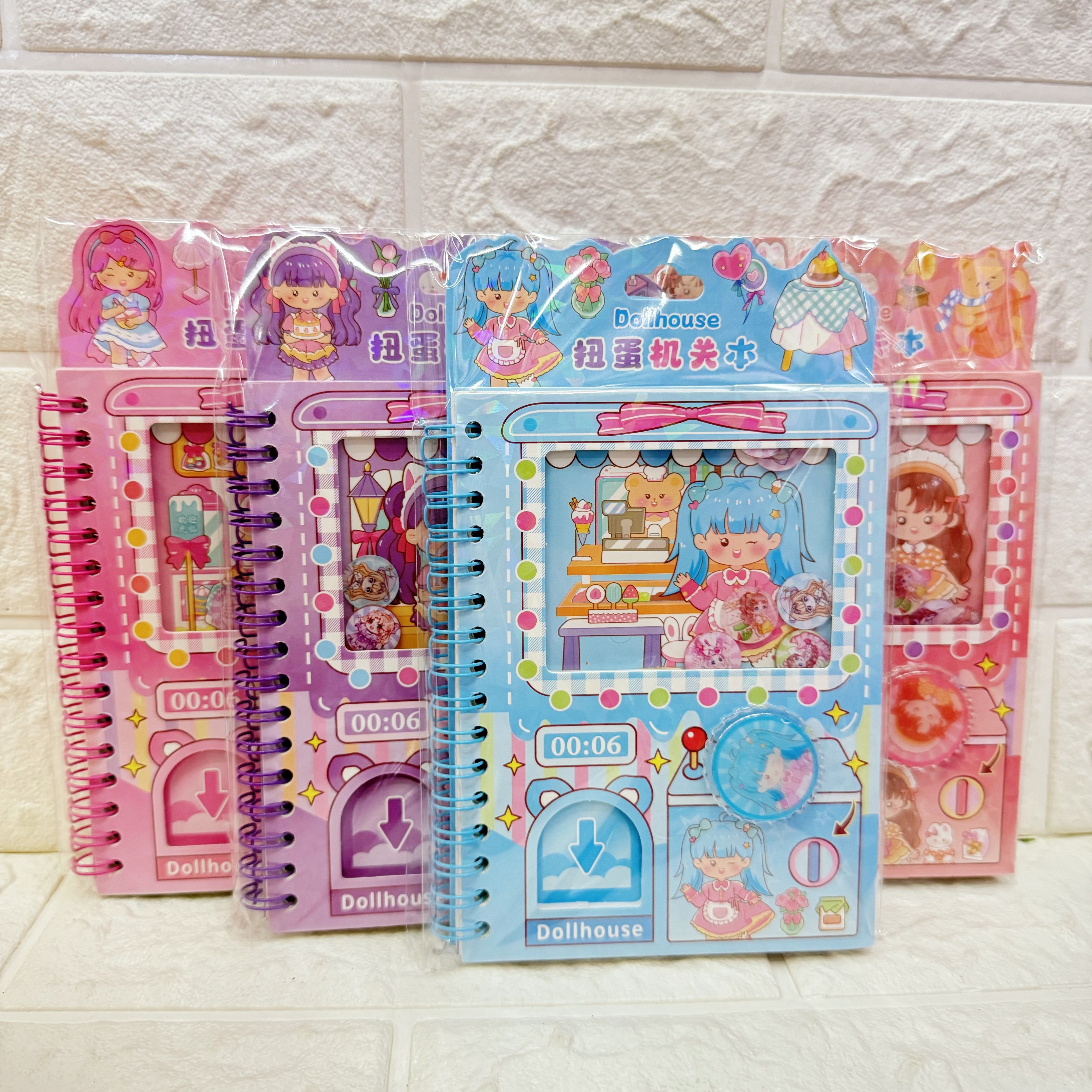 Gacha mechanism notebook, creative cartoon fun notepad, Rocking Fun Gacha mechanism notebook, stress-relieving and fun writing post details Picture