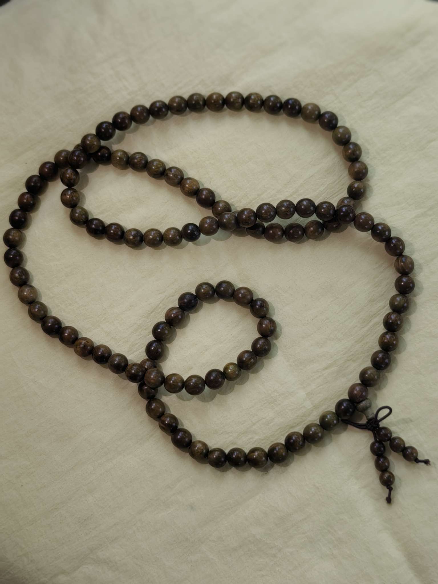 檀木顶链手链饰品手饰时尚简约潮流腕间点缀