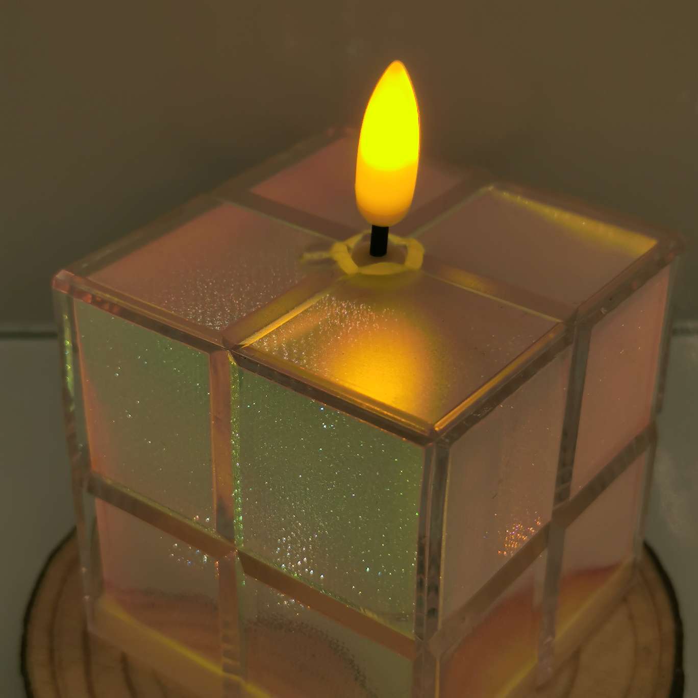 方形子弹头幻彩光LED电子蜡烛灯装饰道具节日氛围灯国外小夜灯国外小夜灯推广小礼品详情4