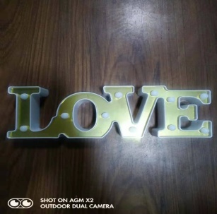 LOVE one piece letter shape lamp Zx-005 boeket crafts co., LTD, venta directa de fábrica details Picture