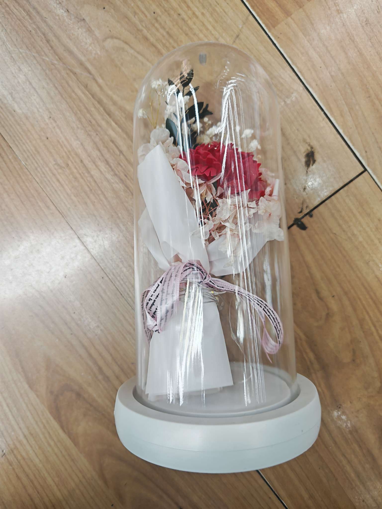 康乃馨永生花话术情人节七夕热卖永生花抖音款式直播带货产品图