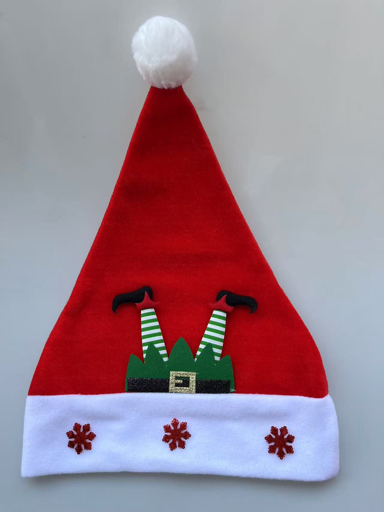 2025 Christmas Decorative hats, red Christmas hats, Santa Claus, children's Christmas cartoon hats, Christmas decorations Specification image