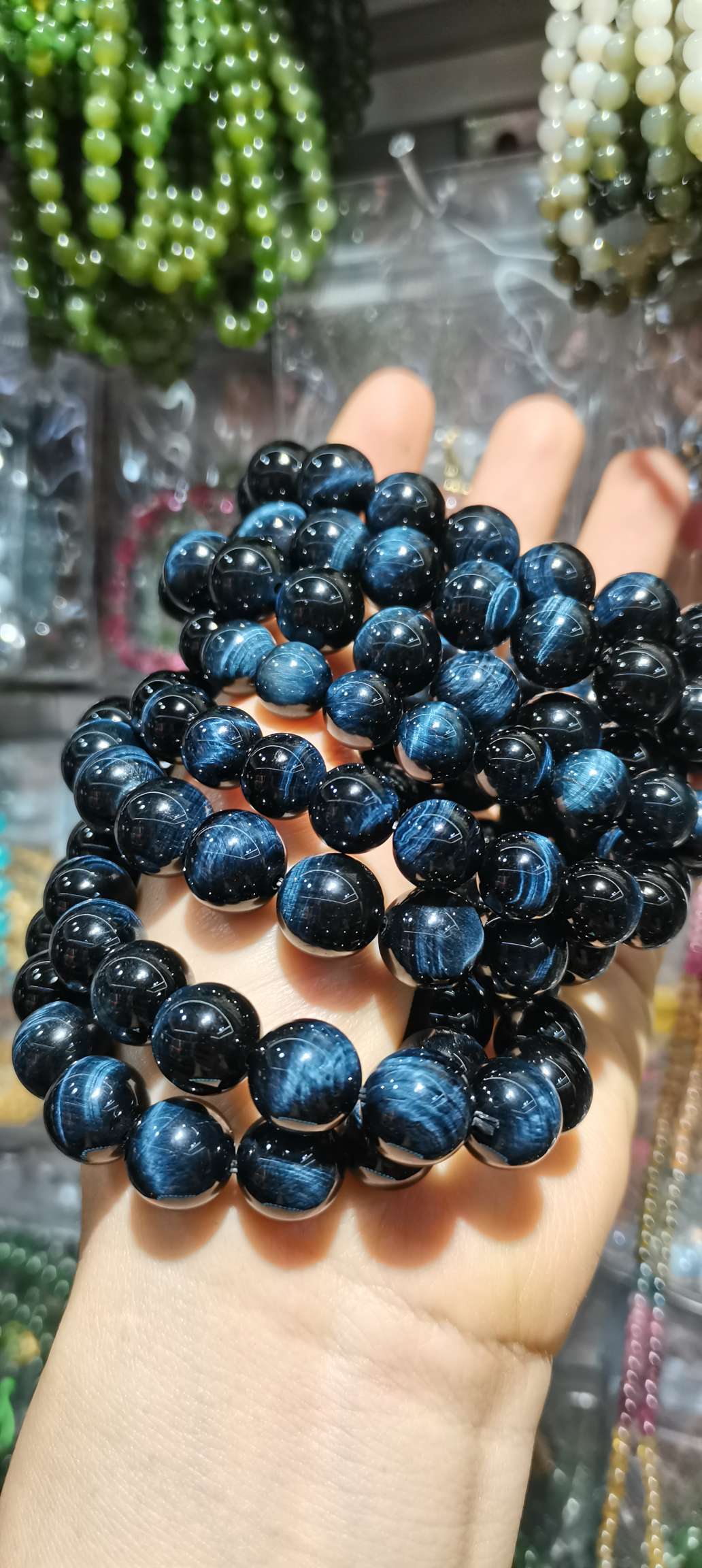 蓝虎眼手串手链