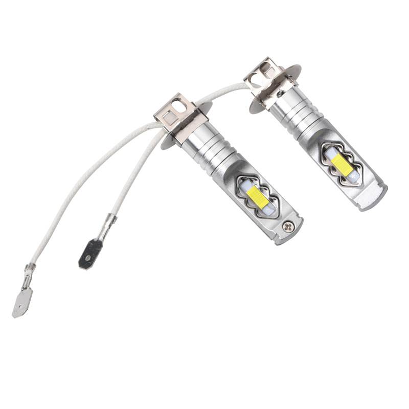 Cross-border new led car lamp H3-2SMD CSP front and rear fog lamp auto parts automotive headlamp Specification drawing