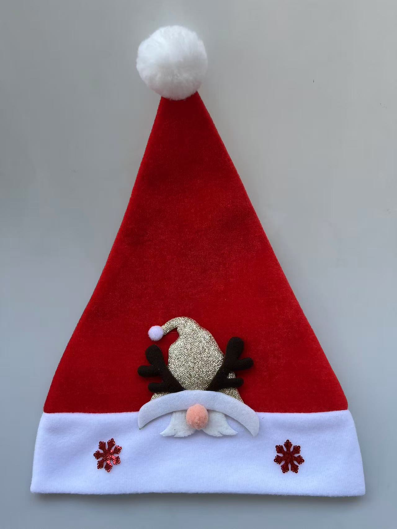 Christmas decorative hats, Christmas hats, Santa Claus, children's Christmas cartoon hats, Christmas decorations Application Scenario