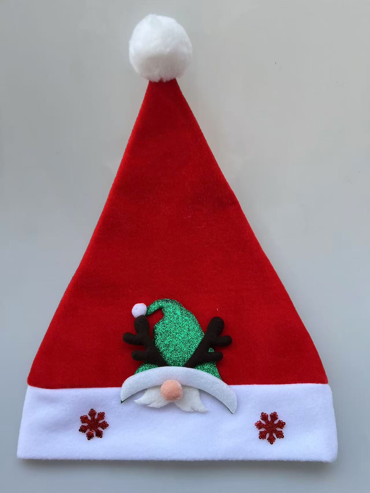 Christmas decorative hats, Christmas hats, Santa Claus, children's Christmas cartoon hats, Christmas decorations Specification image