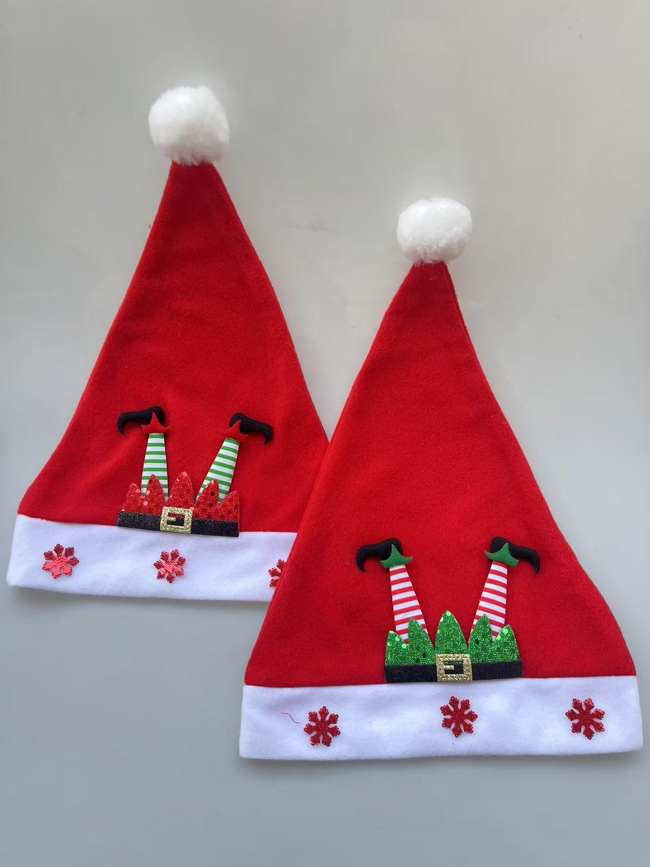 Adult red Christmas hats/Santa Claus/children's Christmas cartoon hats