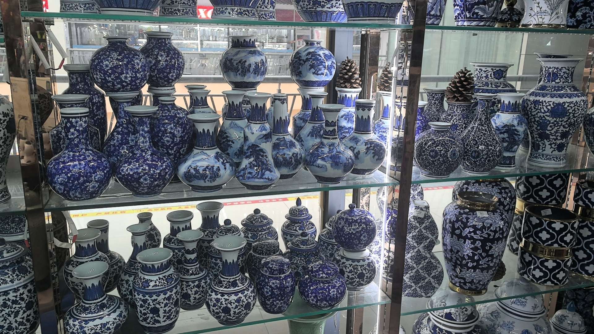 QingHuaCi BaiJian السيراميك الحرف اليدوية العالية 35 ㎝ Application Scenario