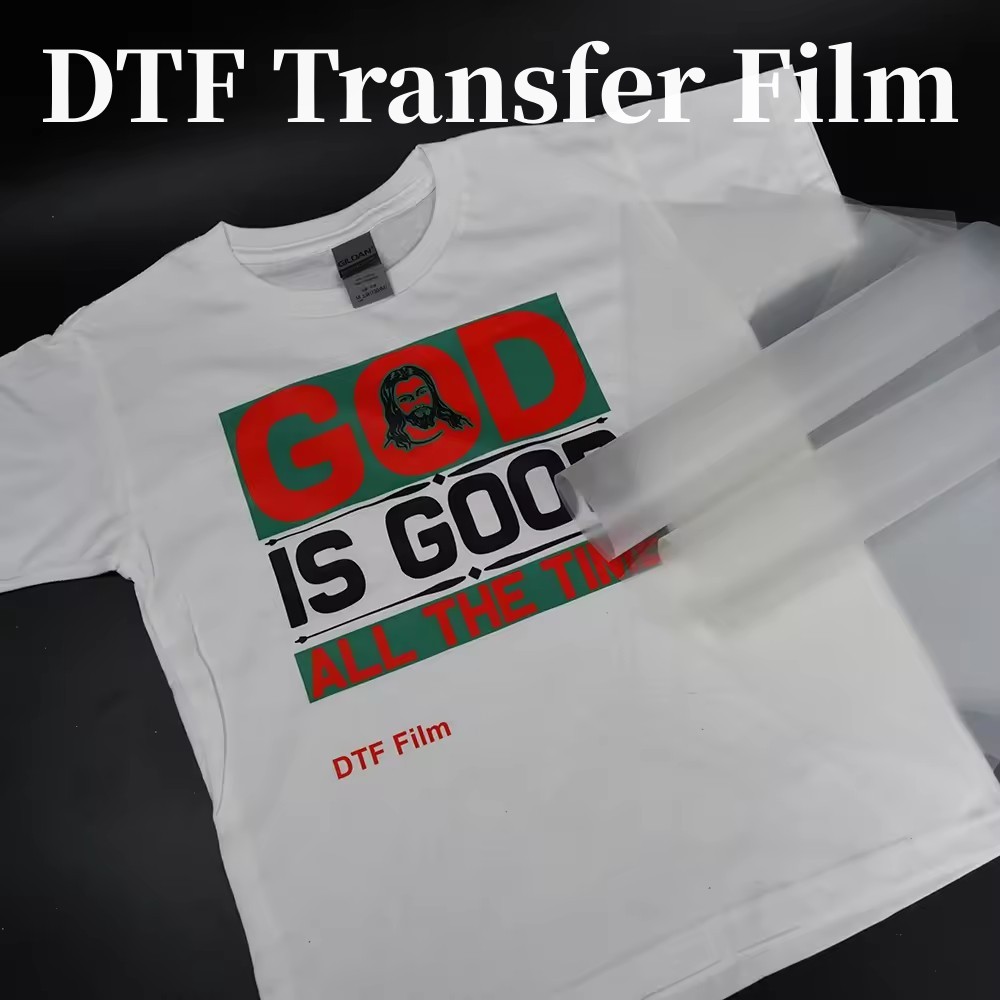 DTF打印膜烫画膜柯式烫画膜白墨烫画热转印膜DTF Transfer Film白墨烫画打印机抖粉机热转印烫画膜