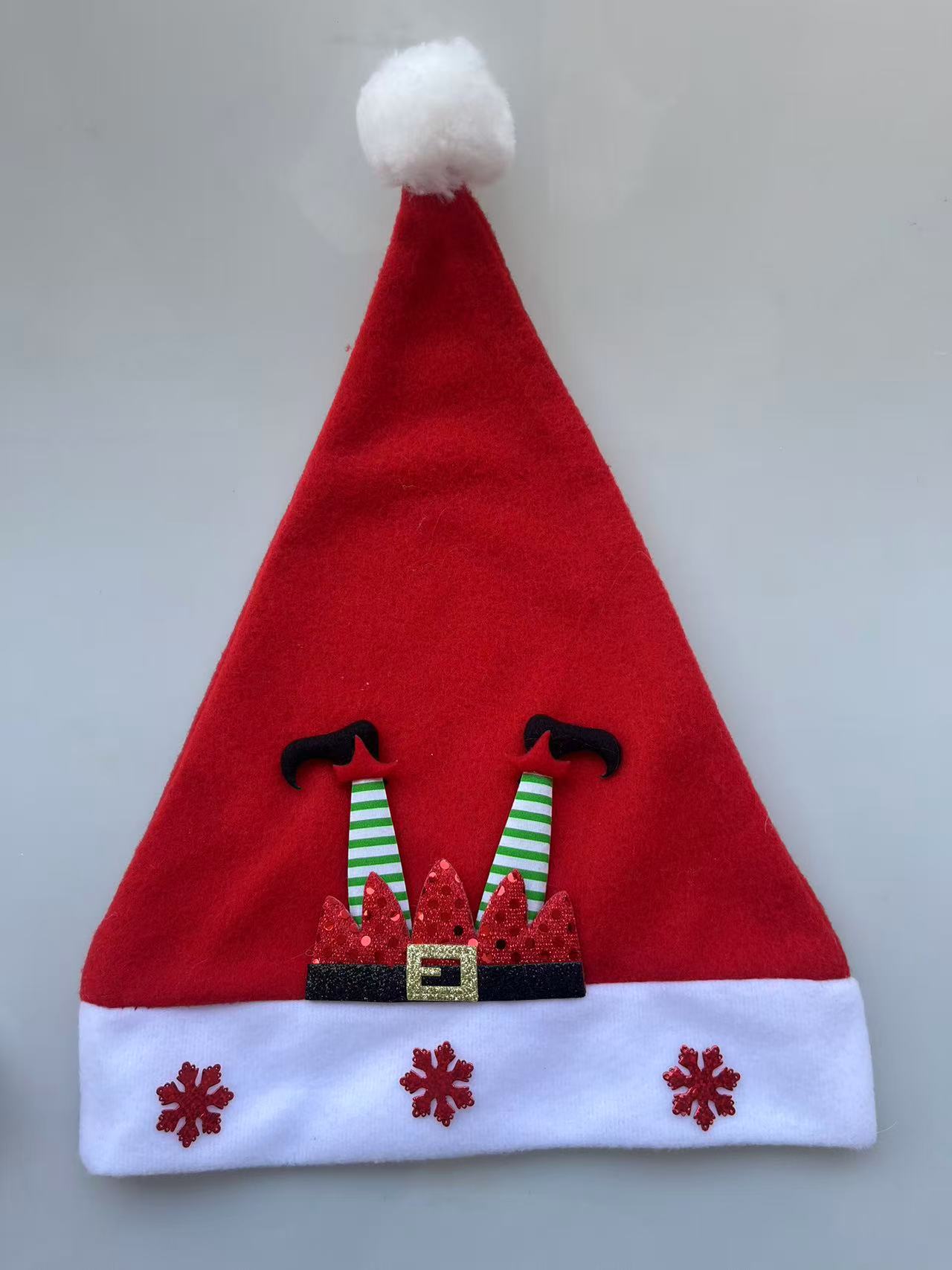 Adult red Christmas hats/Santa Claus/children's Christmas cartoon hats details Picture
