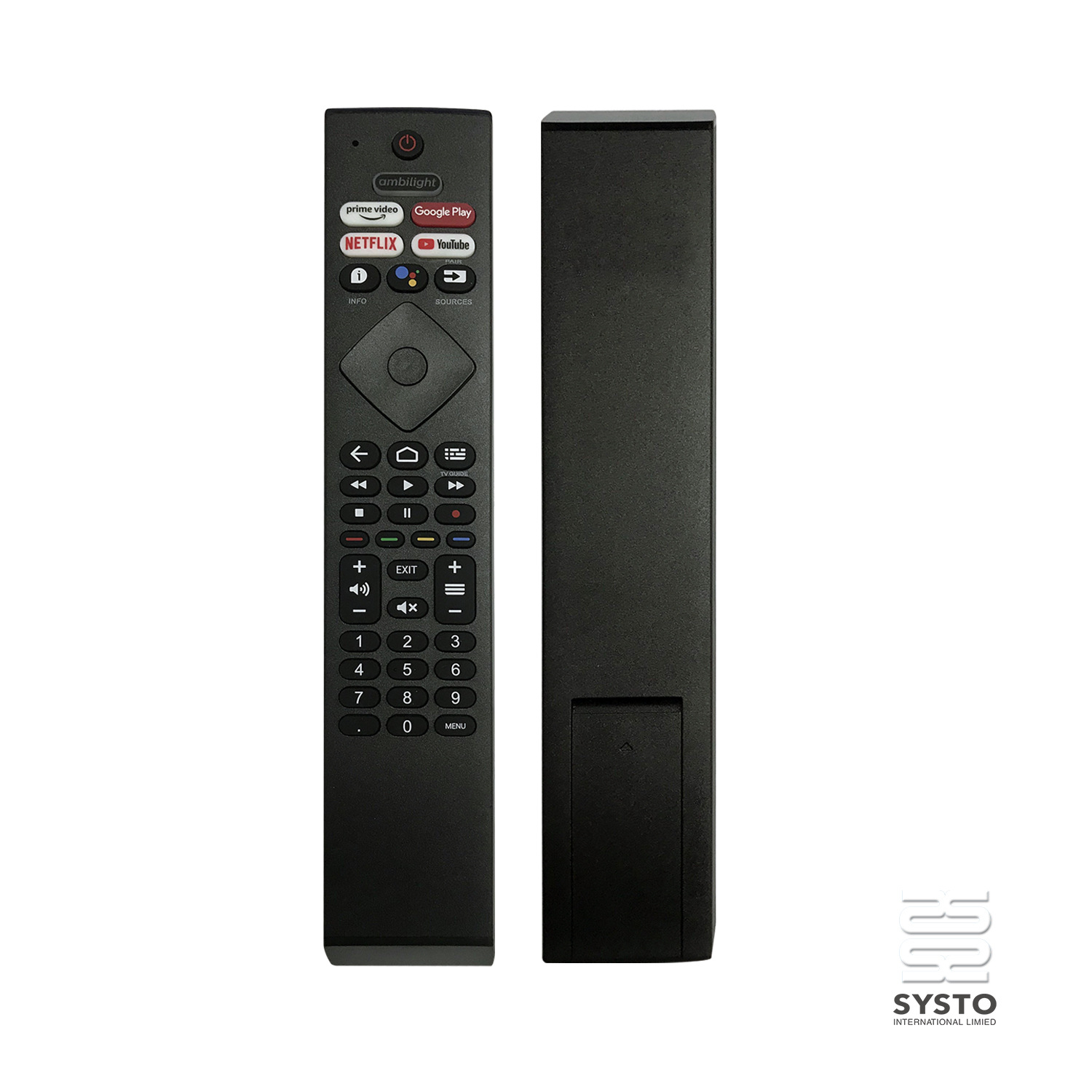 外贸电商亚马逊热门款适用于智能液晶电视机遥控器红外语音遥控器