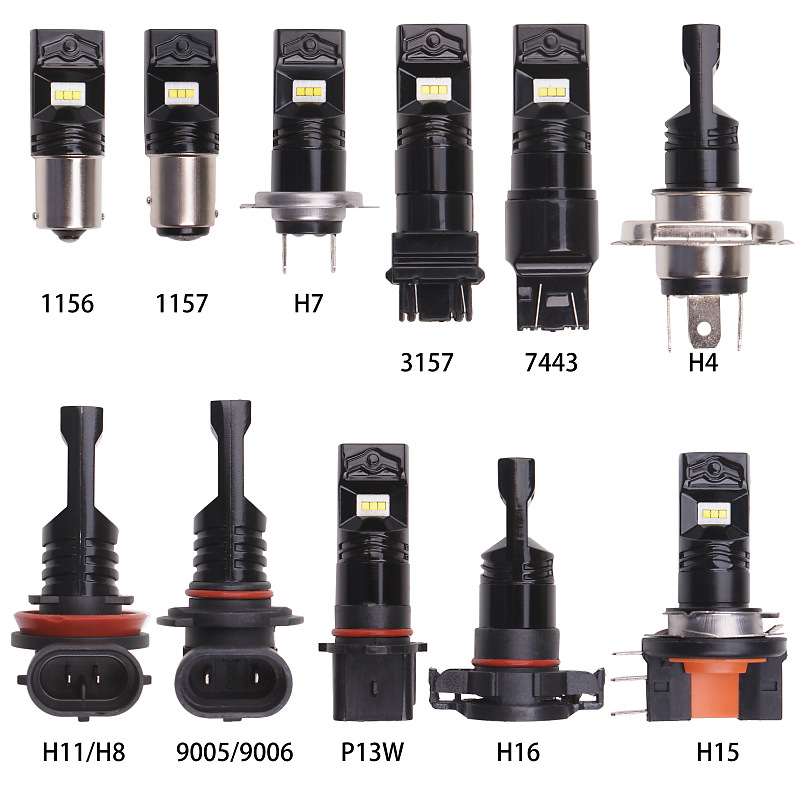 Automotive LED headlamps H15 CSP 6SMD high-power LED fog lamps 6 lamps, universal headlamps for automotive parts Application Scenario