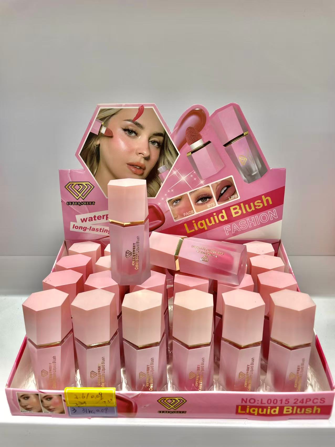 HSM New Liquid blush blush/Pure Makeup/Multi-purpose and versatile in one bottle/Natural Makeup effect