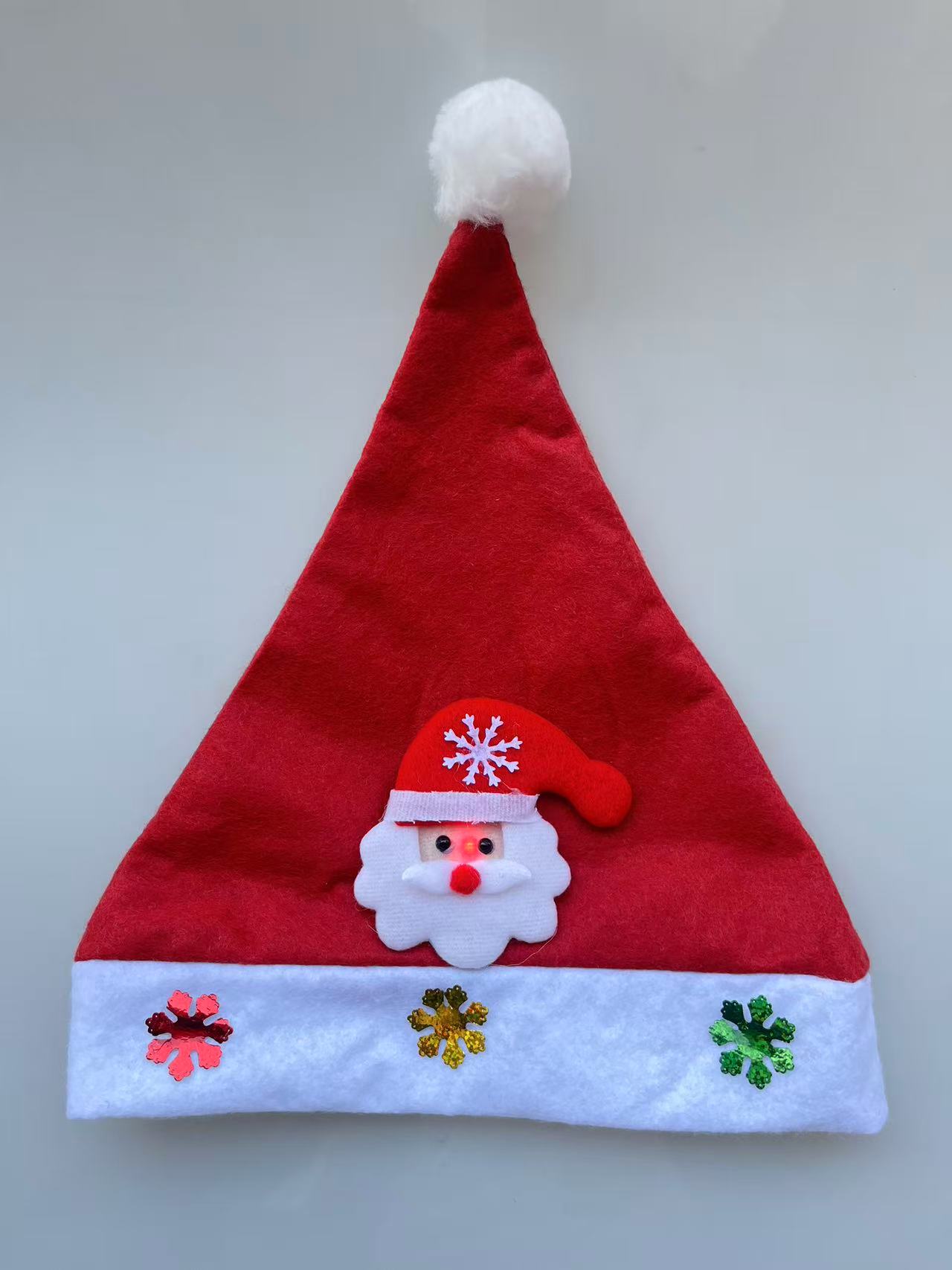Christmas decoration hats: Adult red Christmas hats, Santa Claus/children's Christmas cartoon hats Application Scenario