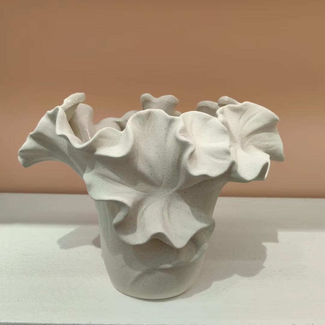 简约轻奢现代北欧高级感装饰干花花瓶工艺品陶瓷花瓶