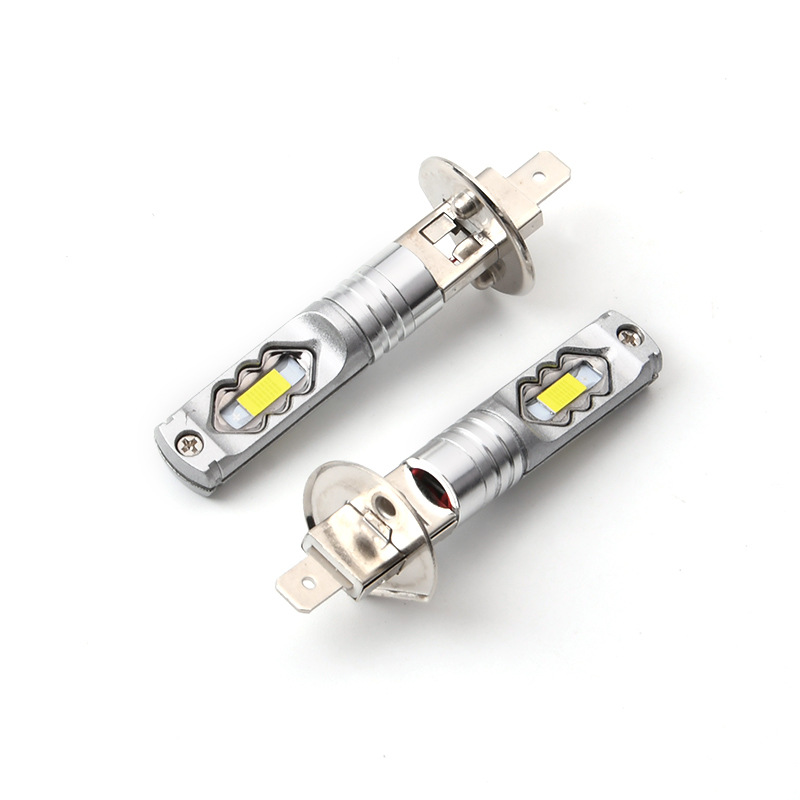 55W H1-2SMD high-brightness headlights, constant current general-purpose LED fog lights, front fog lights, auto parts, LED headlights, headlights Specification drawing