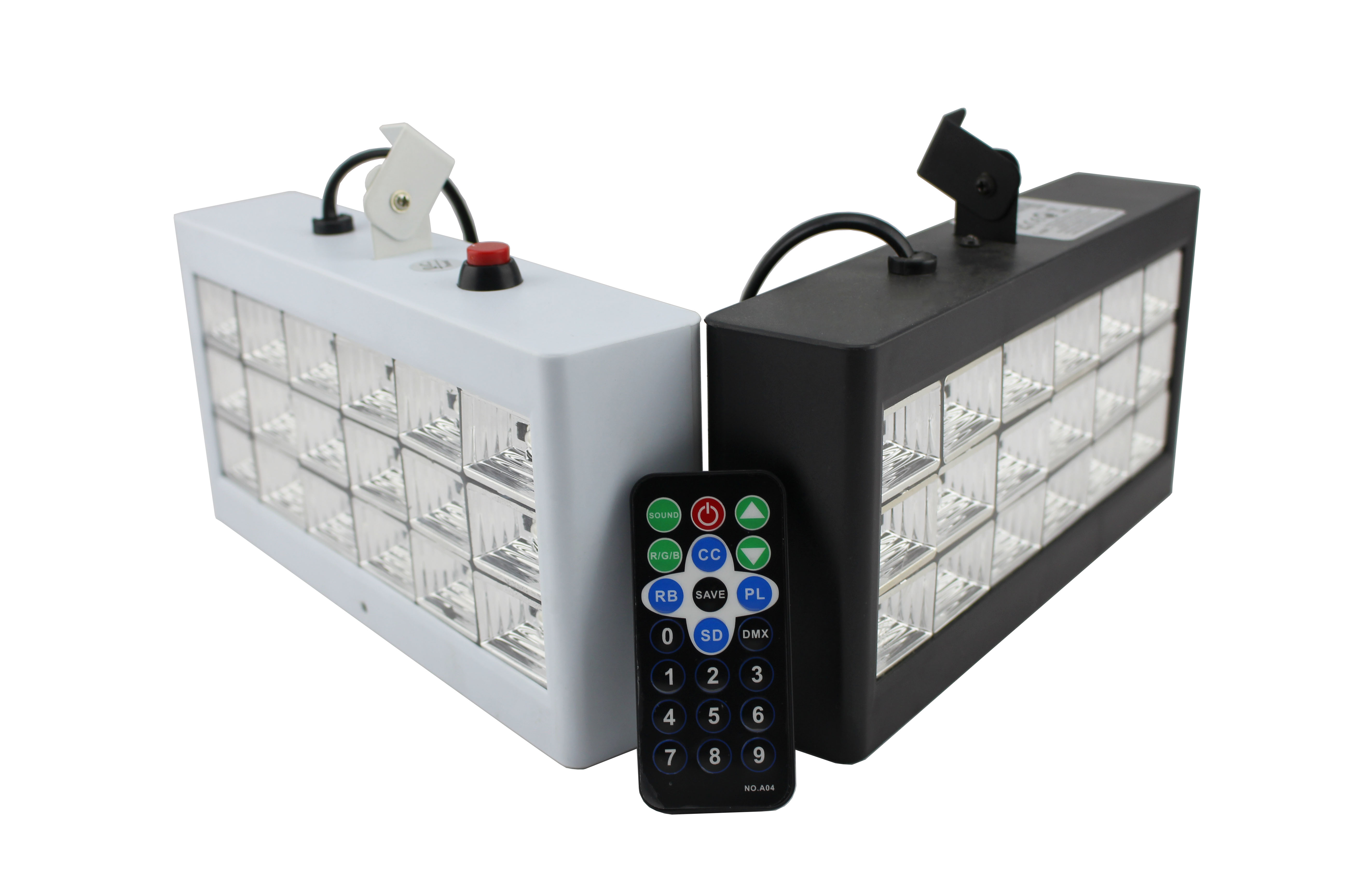 led stage lights, 18-grille strobe lights, bar lights, dj lights, seven-color flashlights, ktv lighting, and karaoke equipment Item Picture