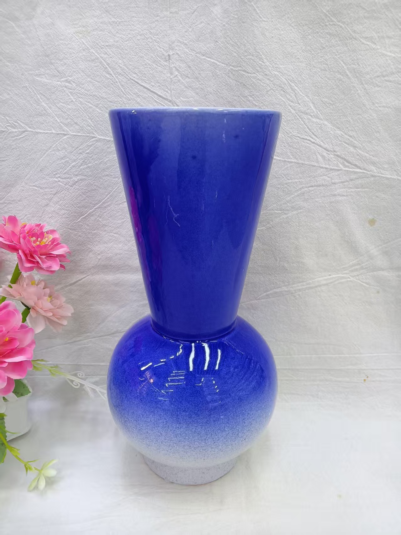 摆件家居装饰艺术品 小巧简约设计花艺插花瓶精致陶瓷花瓶装饰