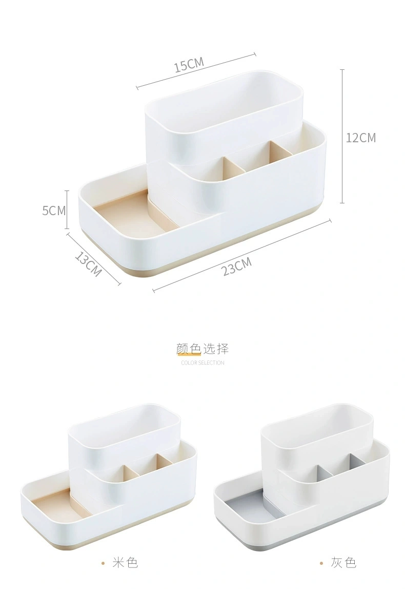 R37-901 Desktop compartmentalized storage Box, Stationery storage and organization box, dressing table cosmetics storage box detail image 9