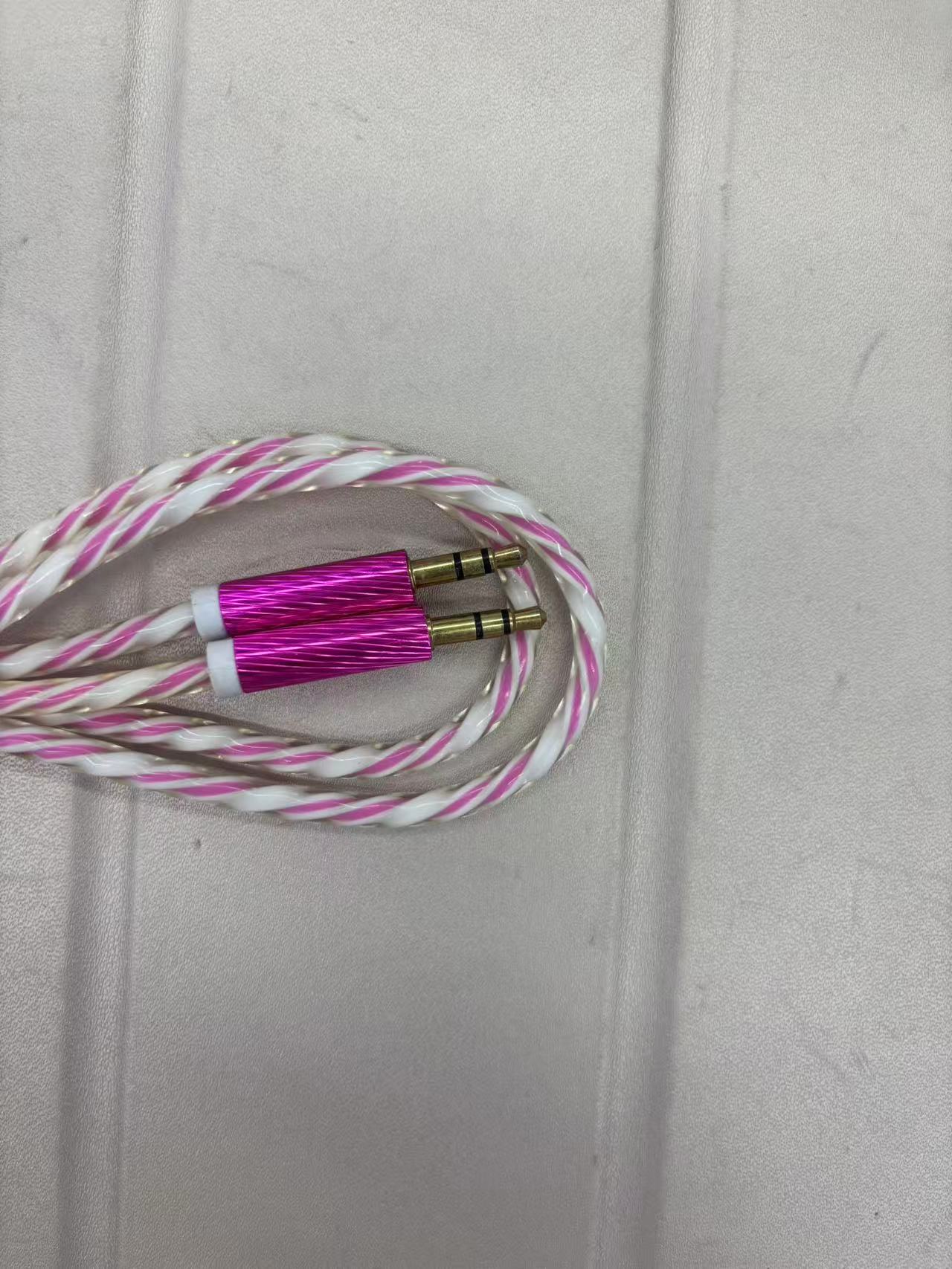 Audio nylon braided digital audio cable 3.5 audio cable computer speaker headphones Car audio cable Application Scenario