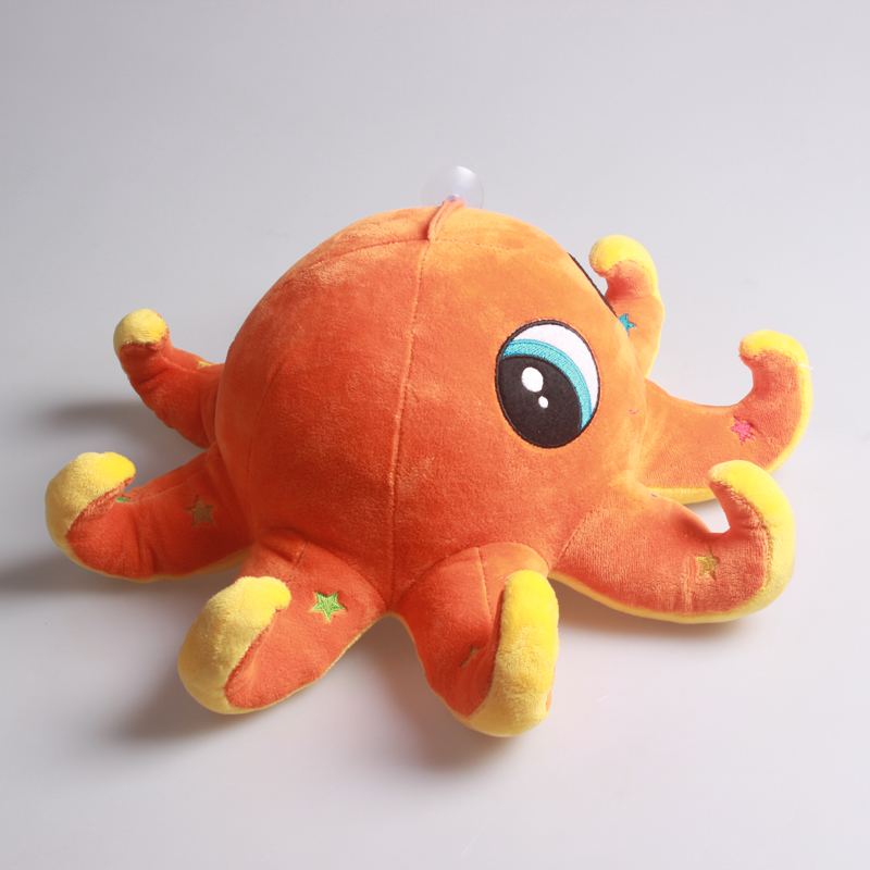 Custom-made best-selling cross-border plush toys, small octopus embroidered toys, plush octopuses in various sizes and colors available pic 6
