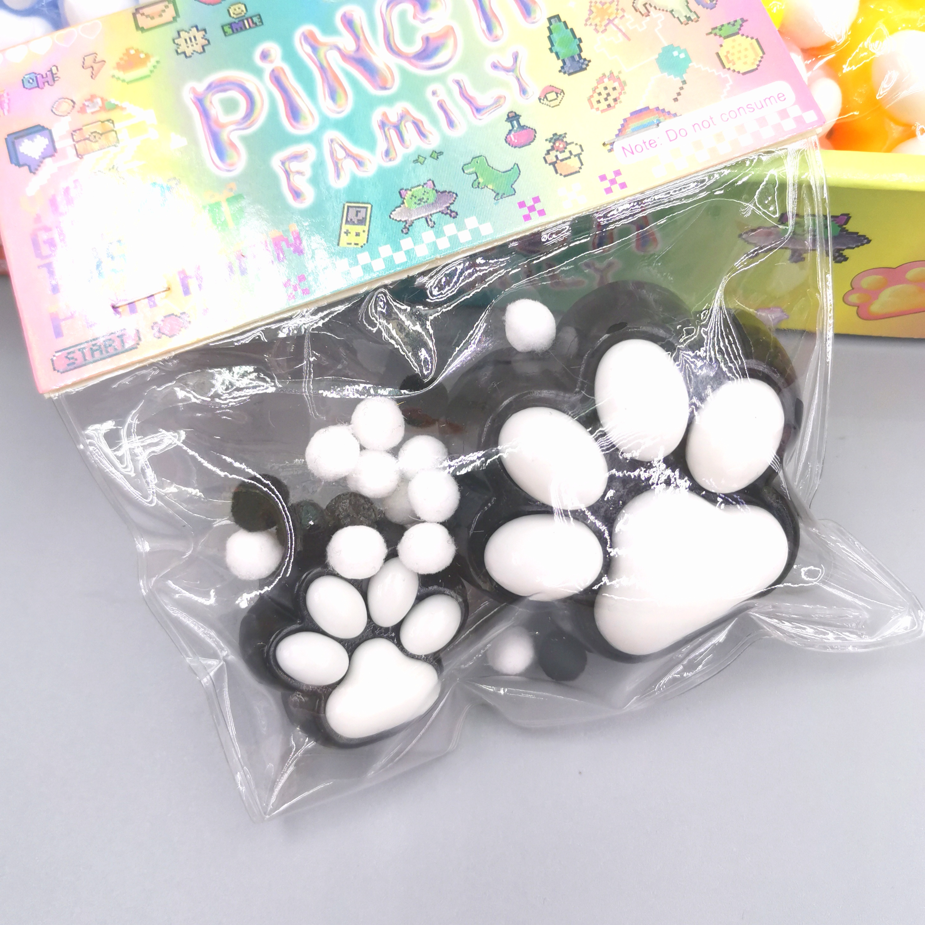 减压爆款动物玩具捏捏白底实物图