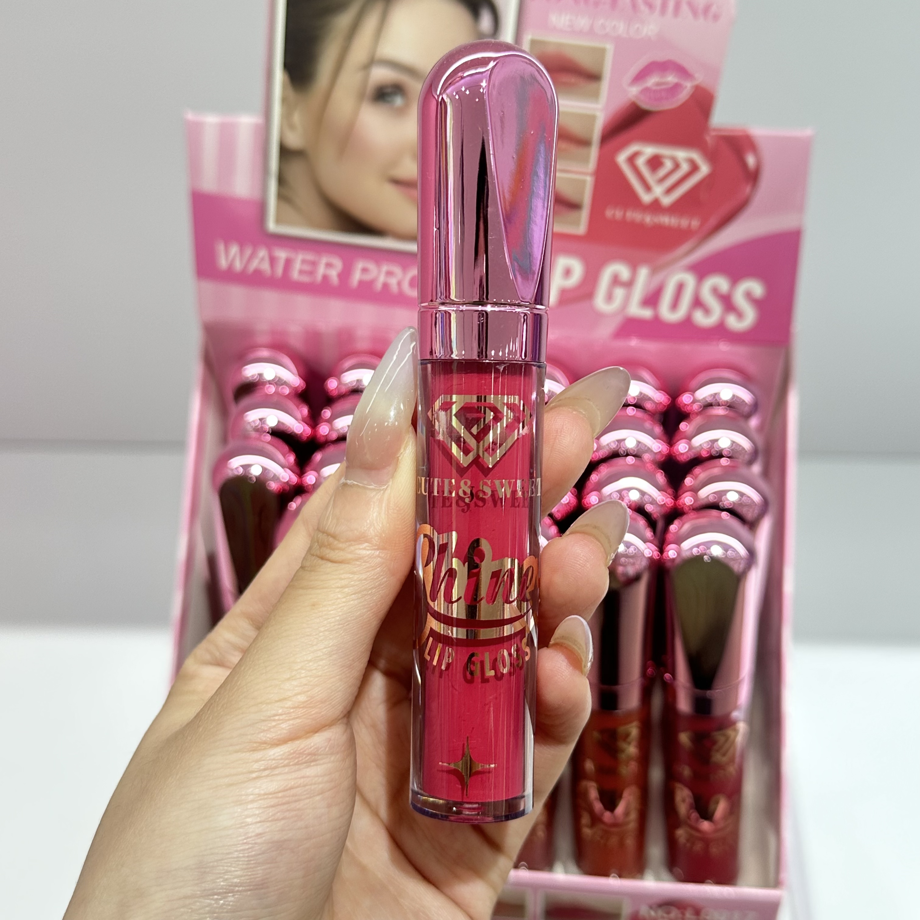 Factory store direct sales Yiwu Yuantou Factory easily Get Lip gloss non-stick cups, new cosmetics lip gloss lipstick STOCK Specification image