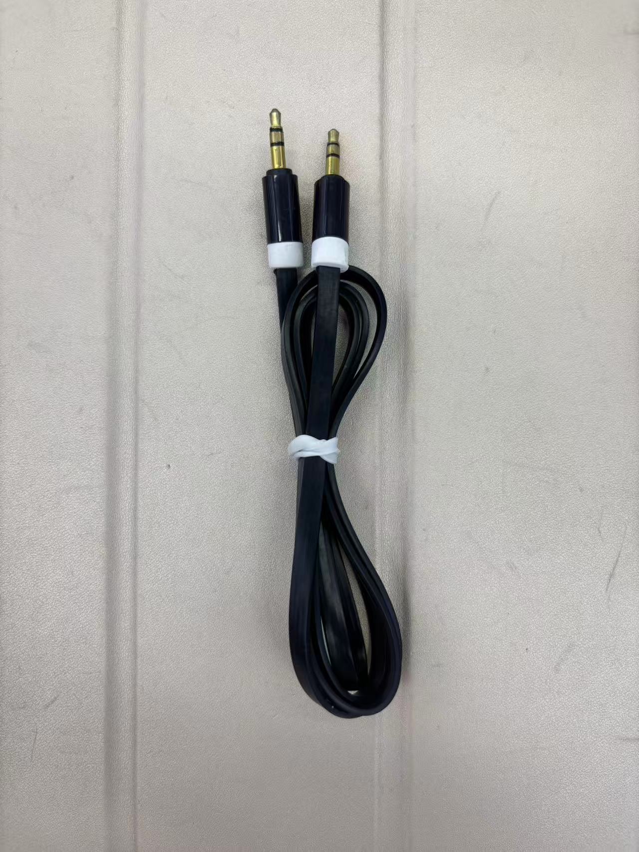 aux audio nylon braided digital audio cable, 3.5 audio cable, computer speaker, headphones, car audio cable Specification drawing