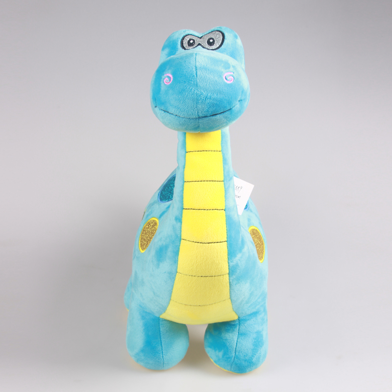 European and American cross-border plush blue dinosaur children's toys, cute and super soft little stegosaurus plush toys children's gifts Item Picture
